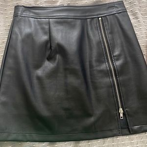 Leather Mini Skirt
